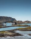 Brown Wooden Bridge over River