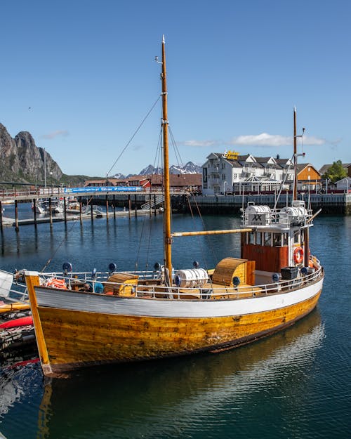 Boat in a Harbor 