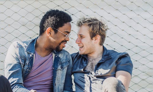 Free Happy Gay Couple Stock Photo