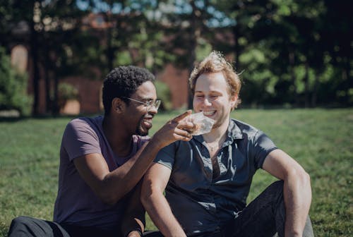 Free Two Men Smiling Stock Photo