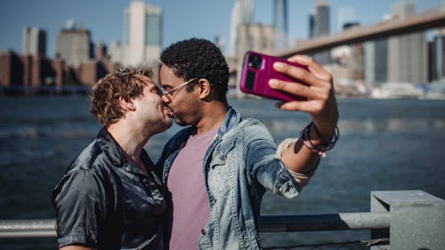 คลังภาพถ่ายฟรี ของ LGBT, การจูบ, การอยู่ร่วมกัน