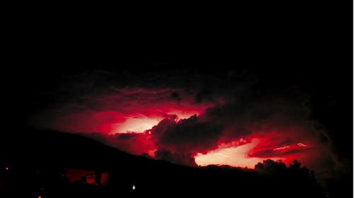 Kostnadsfri bild av åska storm, berg, himmel