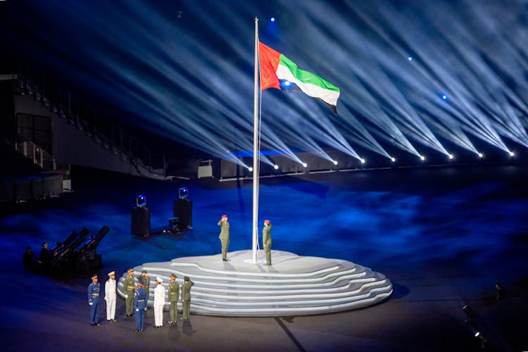 Military Ceremony In Abu Dhabi