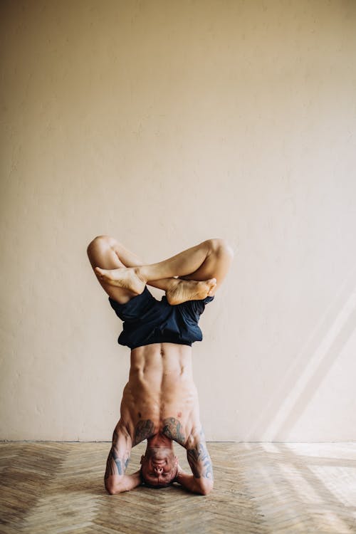 Photo of Man Doing Yoga