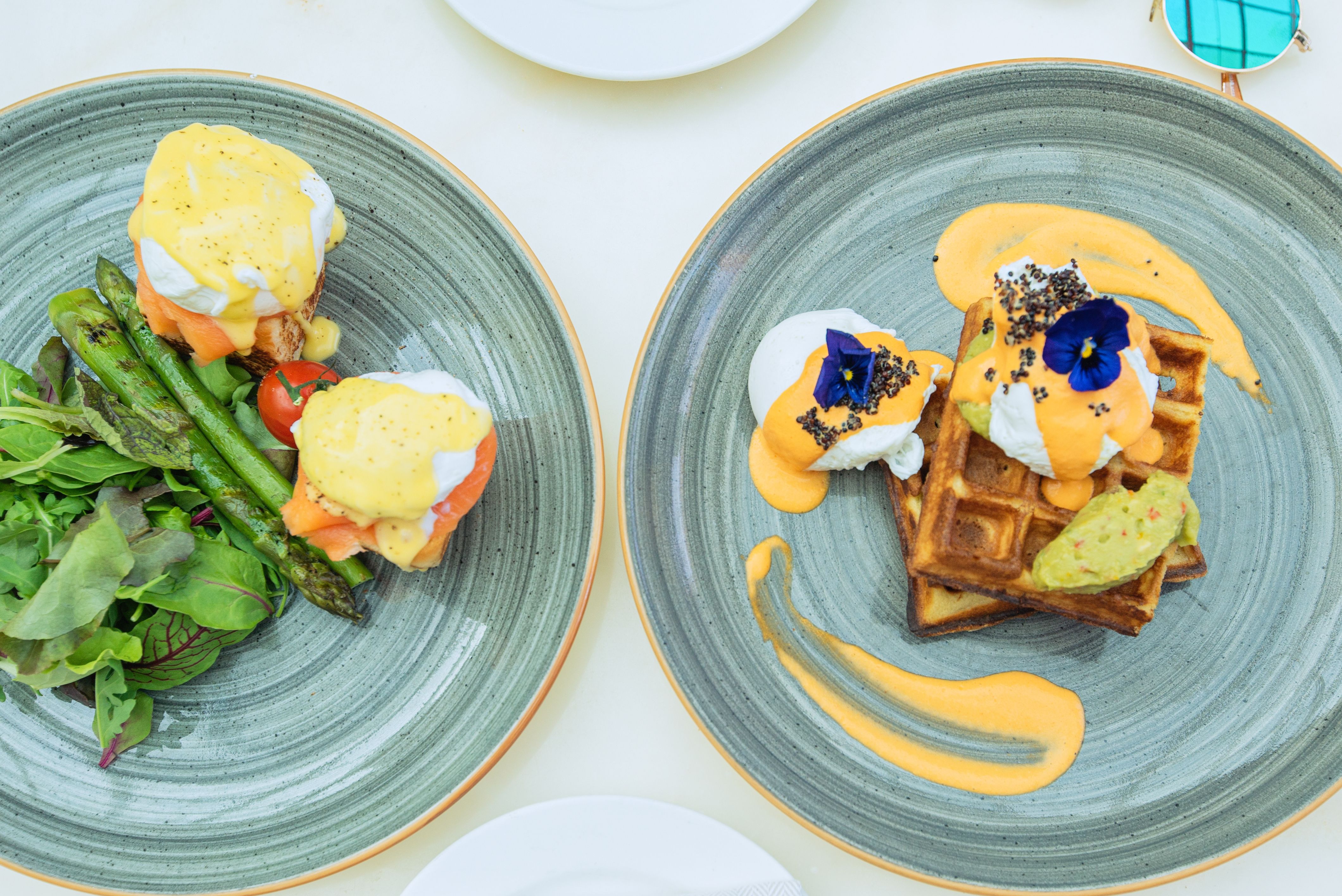 Loaded Eggs Benedict with Maple Butter