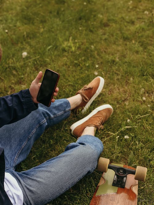 Δωρεάν στοκ φωτογραφιών με skateboard, skateboarder, smartphone