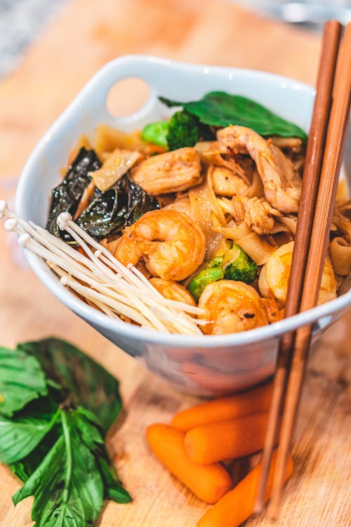 Free Cooked Food in White Ceramic Bowl Stock Photo