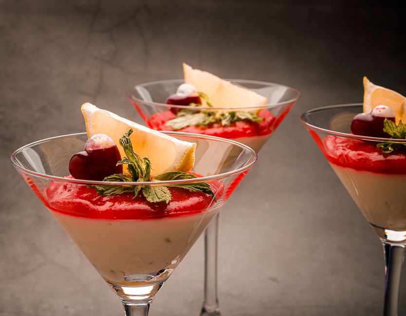 Panna cotta à la verveine