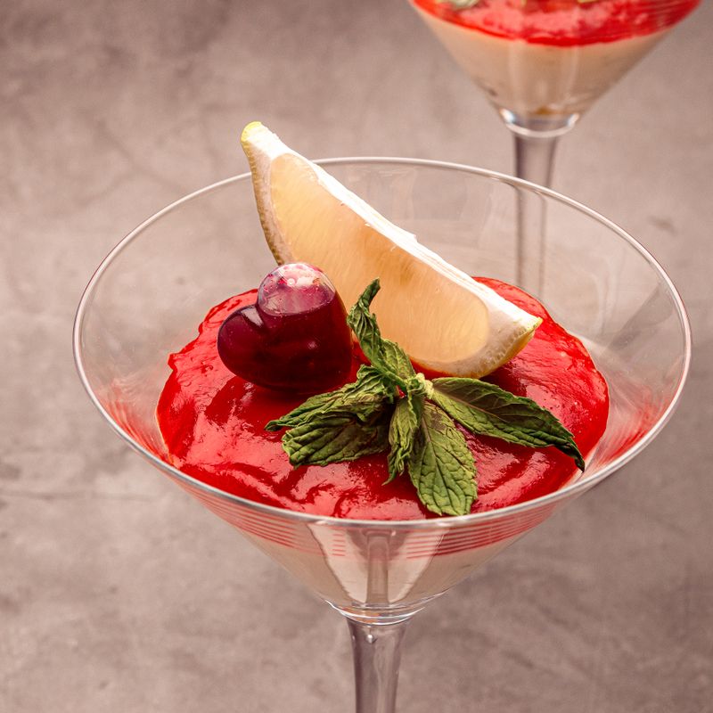 Raspberry Cheesecake Yogurt Mousse