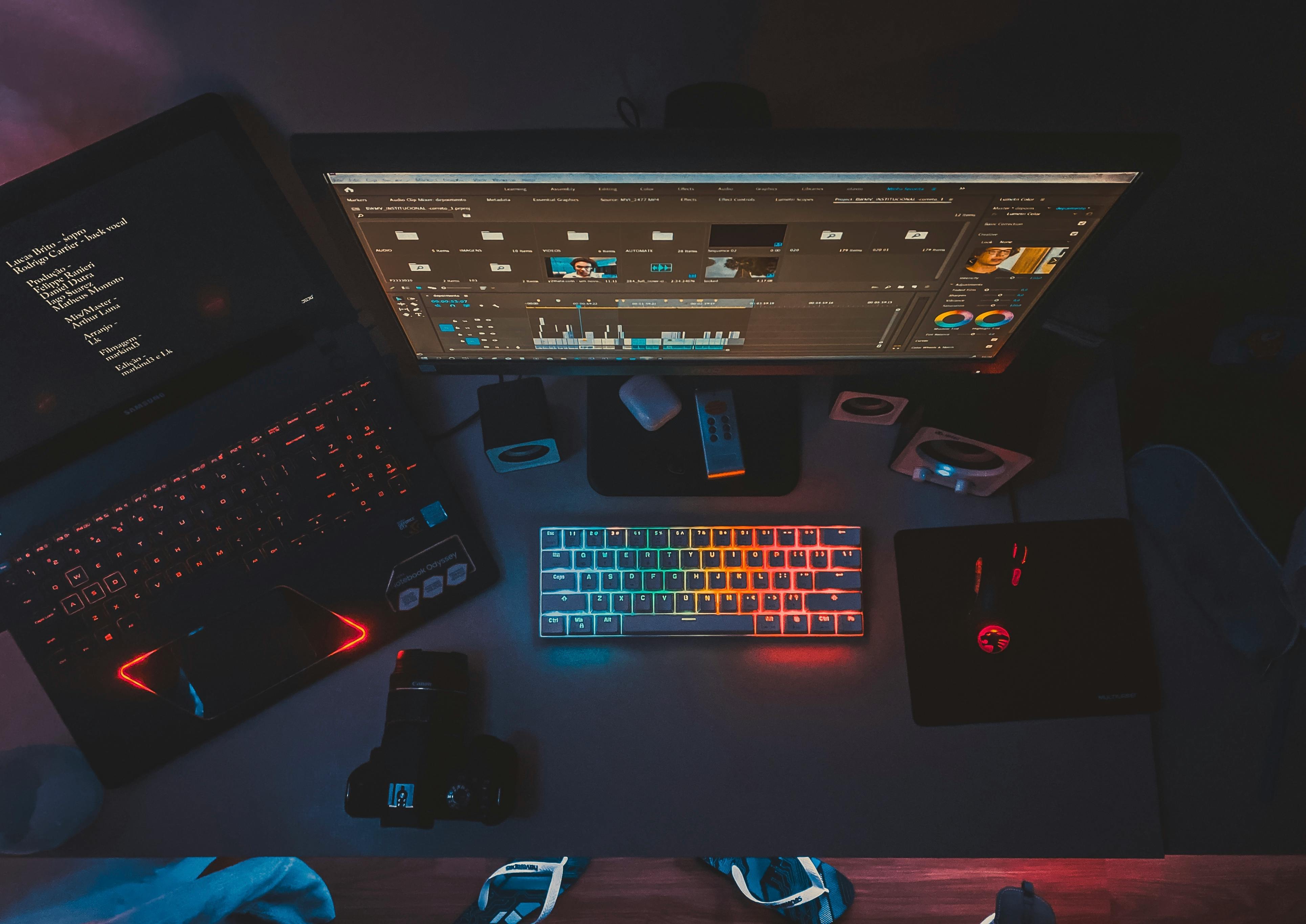 Photo Of Computer Setup · Free Stock Photo