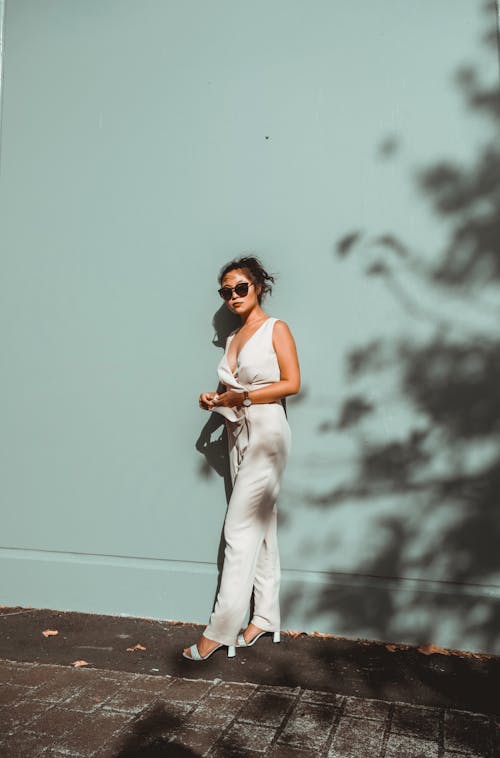 Photo Of Woman Wearing White Pants