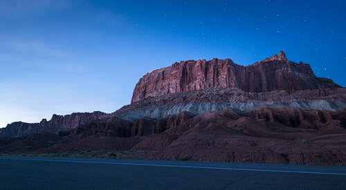 Free stock photo of dawn at the canyon Stock Photo