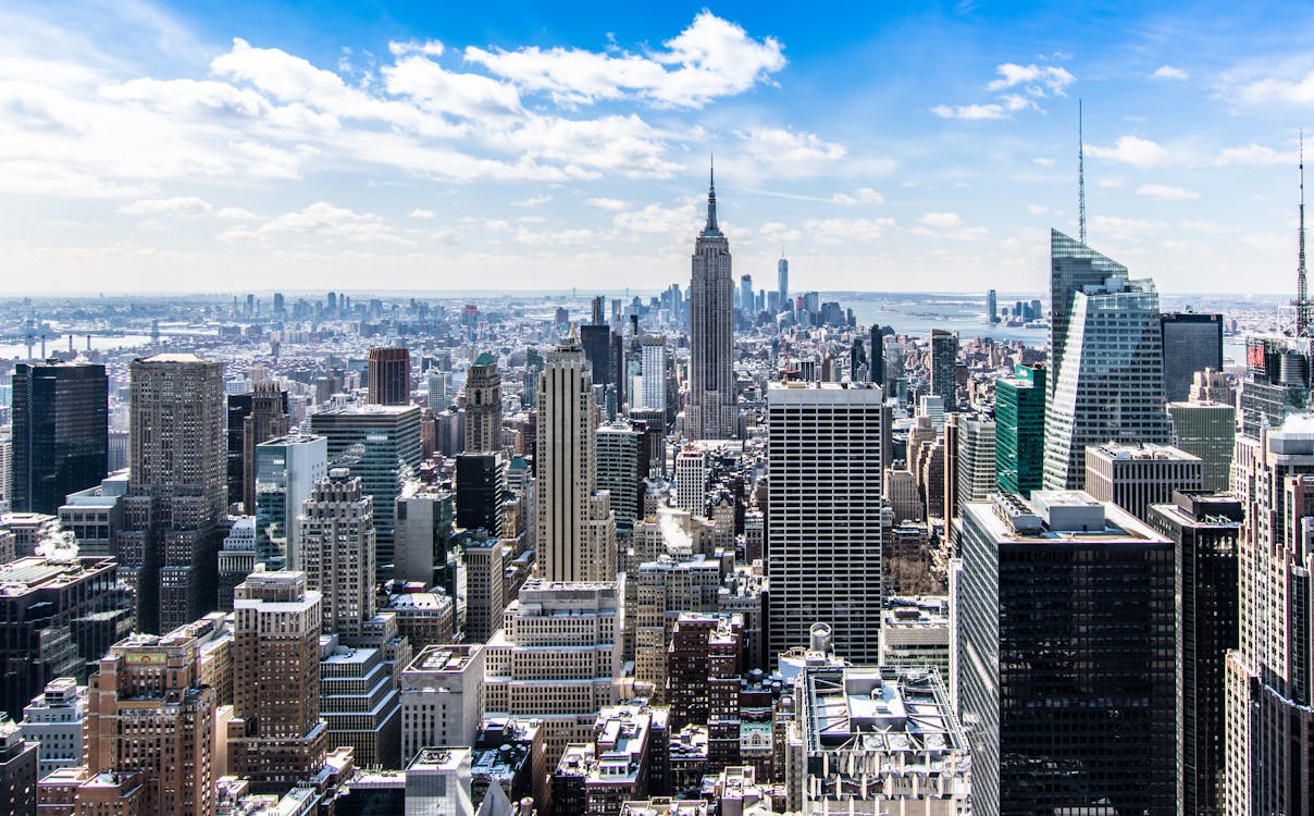 Ilmainen kuvapankkikuva tunnisteilla arkkitehtuuri, empire state building, ilmakuva