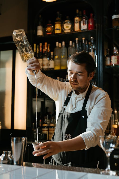 Základová fotografie zdarma na téma alkohol, bar, barman