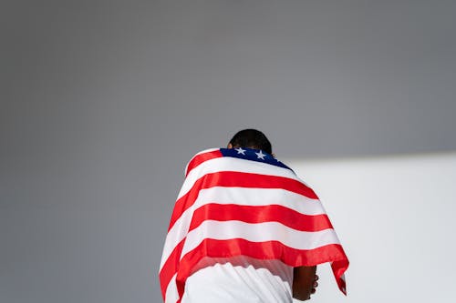 Gratis stockfoto met 4 juli, achteraanzicht, amerikaanse vlag