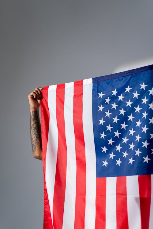 無料 アメリカ, アメリカの国旗, コピースペースの無料の写真素材 写真素材