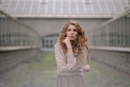 Photo Of Woman Wearing Beige Long Sleeves