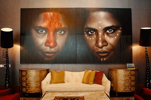 Free Photo Of Painting Hanging On Wall Stock Photo