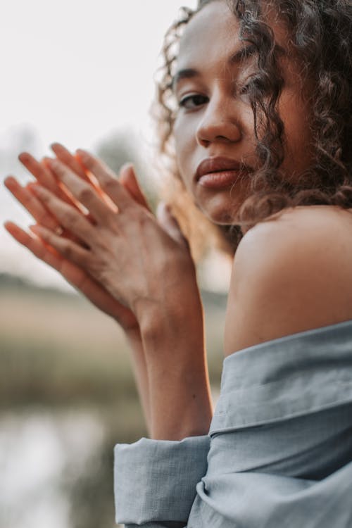 Close-Up Photo Of Woman 