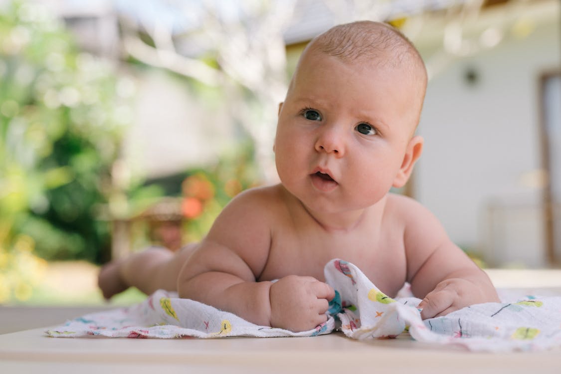 Free Close-Up Photo Of Baby Stock Photo