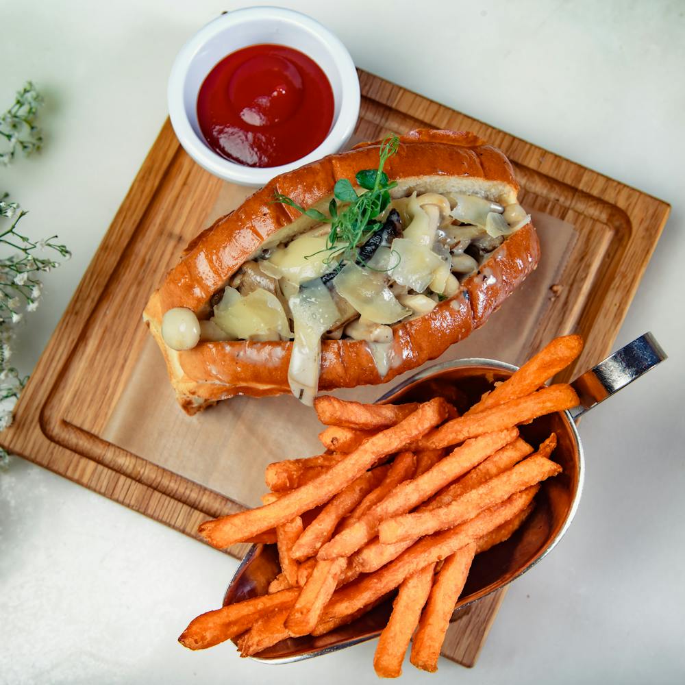 Savory Mushroom and Cheese Filo Rolls