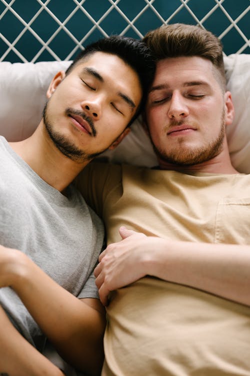 Two Men Sleeping Together