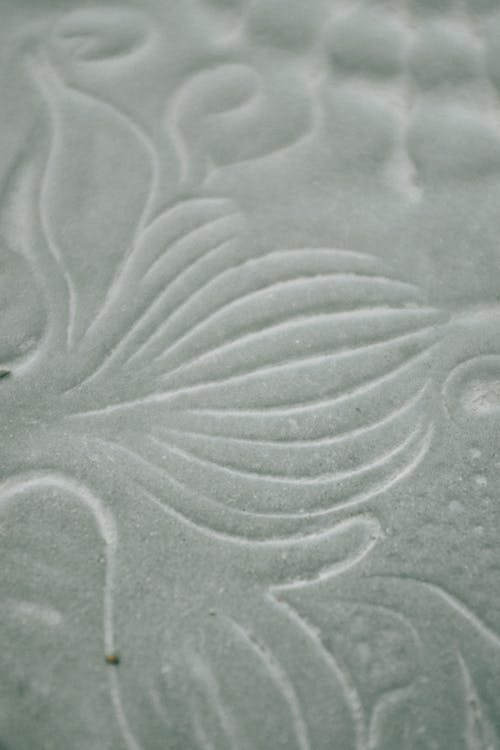 Decorative Pattern Carved in Plaster