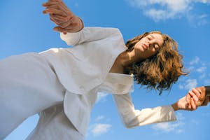 Pretty Woman Wearing White Blazer and White Pants
