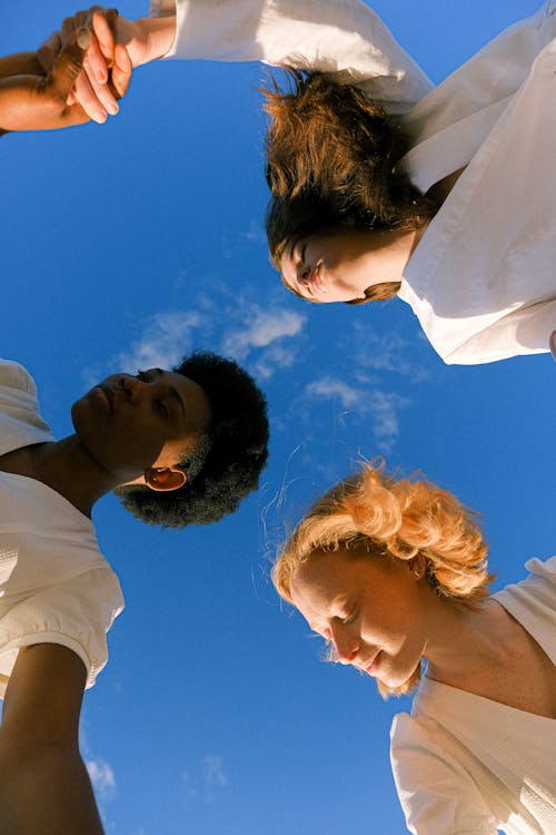 Free Photo Of Women Holding Each Other's Hands Stock Photo