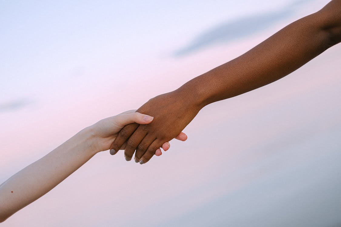 Free Photo Of People Holding Each Other's Hands Stock Photo