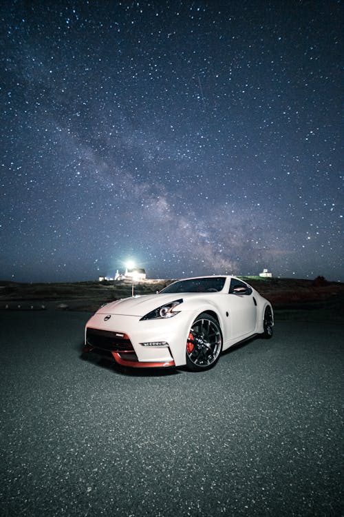 Free Photo Of Sports Car During Evening Stock Photo