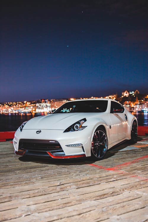 Free Photo Of Sports Car During Evening Stock Photo