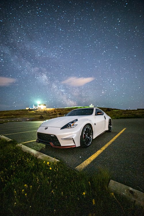 Free Photo Of Sports Car During Evening Stock Photo