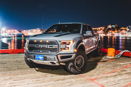 Free Photo Of Ford Truck On Dock Stock Photo