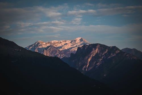 Free Photo Of Rocky Mountain During Dawn  Stock Photo