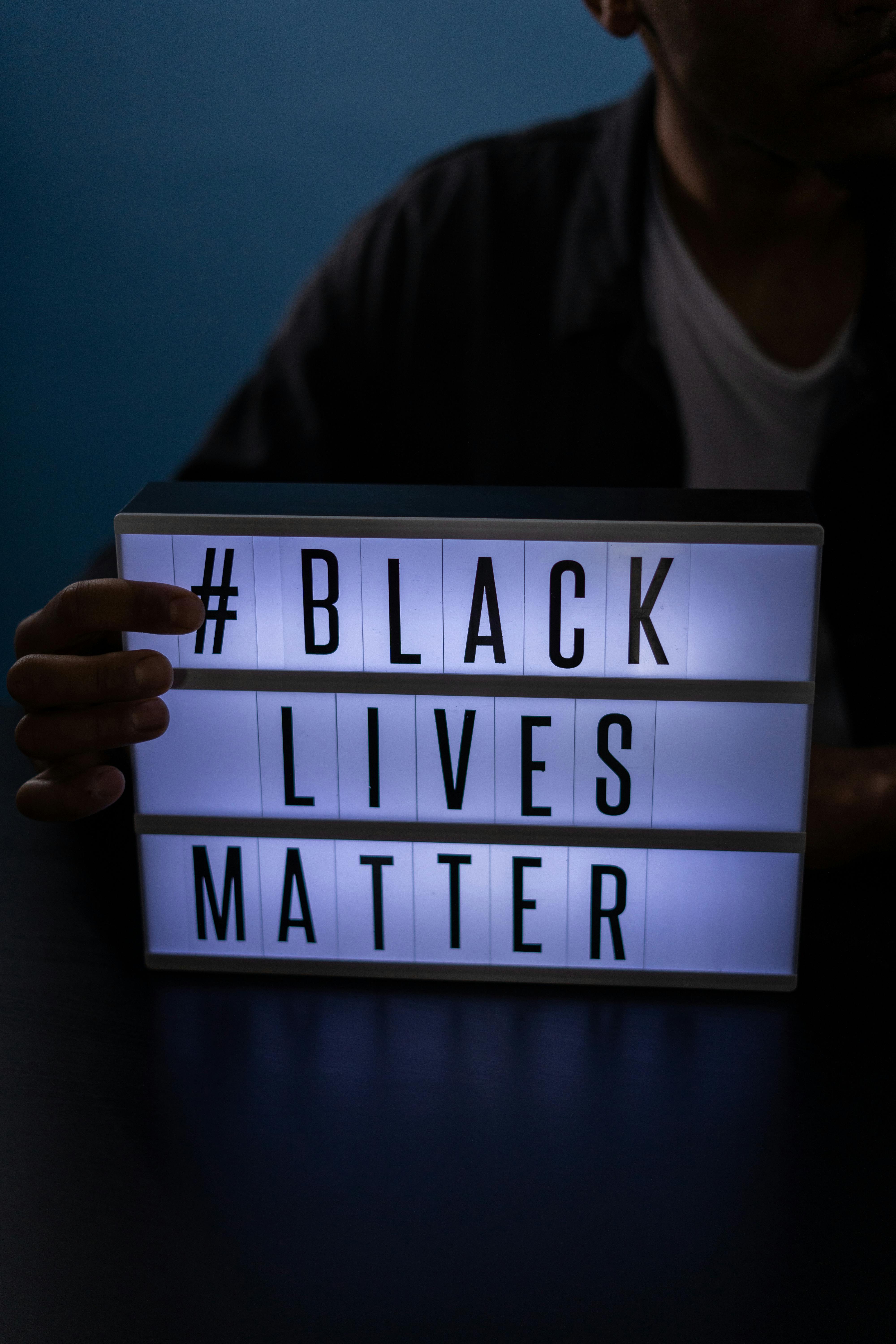 Black Lives Matter  Downloadable Print Protest Sign and Phone Wallpaper   Julia Walck