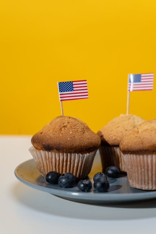 Foto stok gratis bendera amerika, buah, buatan rumah