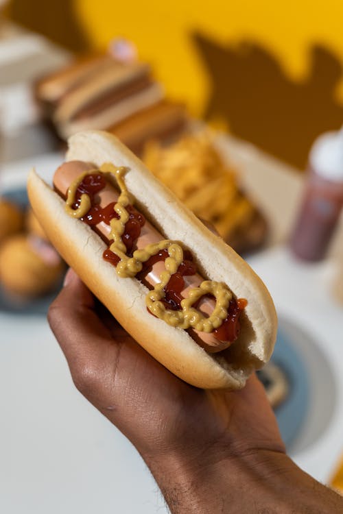 Darmowe zdjęcie z galerii z amerykańskie jedzenie, fast food, hot-dog