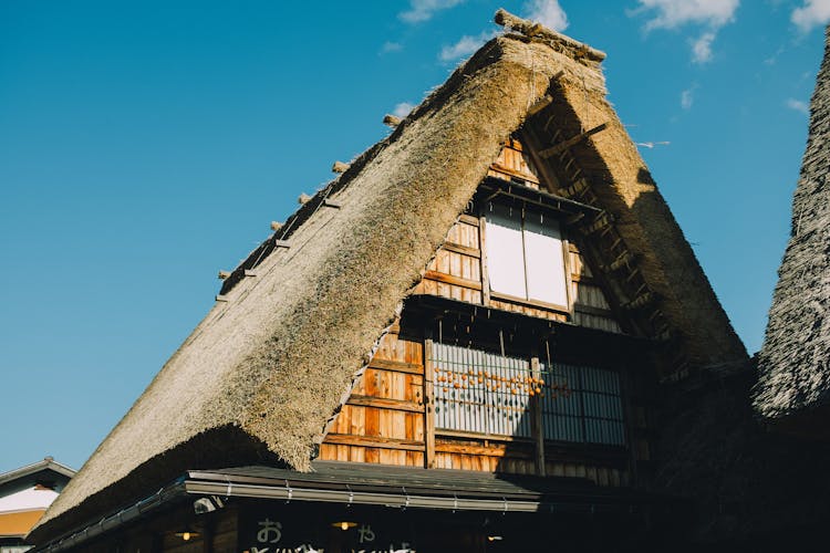 A Building With Thatched Roof