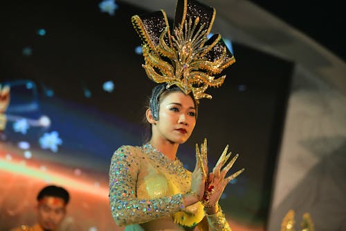 Free stock photo of thai cultural dance, thai dance, thai dance show Stock Photo