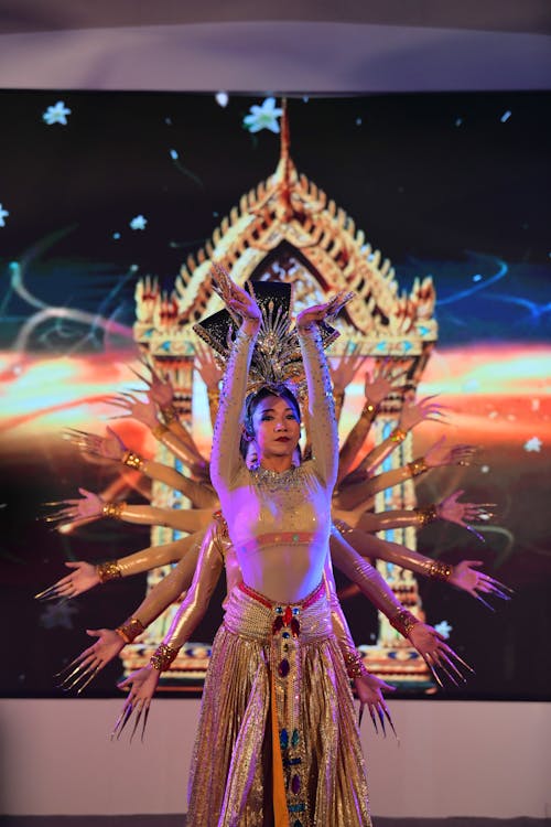 Free stock photo of thai cultural dance, thai cultural show, thai dance Stock Photo