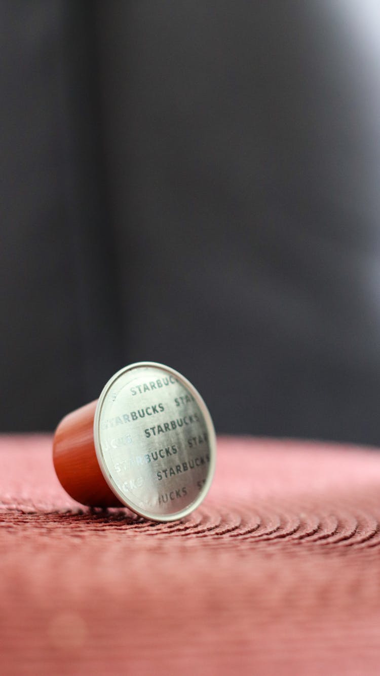 Coffee Capsule In Close Up Shot