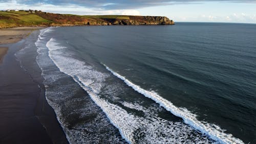 Základová fotografie zdarma na téma Cornwall, cornwallské pobřeží, dron