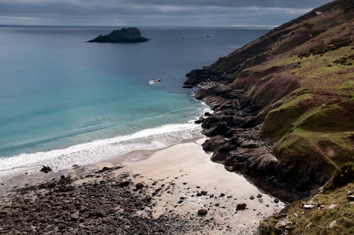 Základová fotografie zdarma na téma členité pobřeží, Cornwall, cornwall krajina