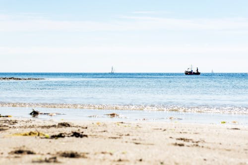 Бесплатное стоковое фото с берег, голубое море, корниш побережье