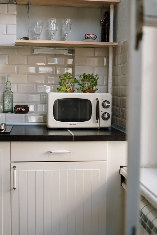 Countertop microwave similar to units we repair in The Colony, TX homes