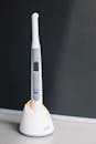 White and Gray Electric Toothbrush
