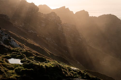 Ilmainen kuvapankkikuva tunnisteilla auringonlasku, Cornwall, kalliot
