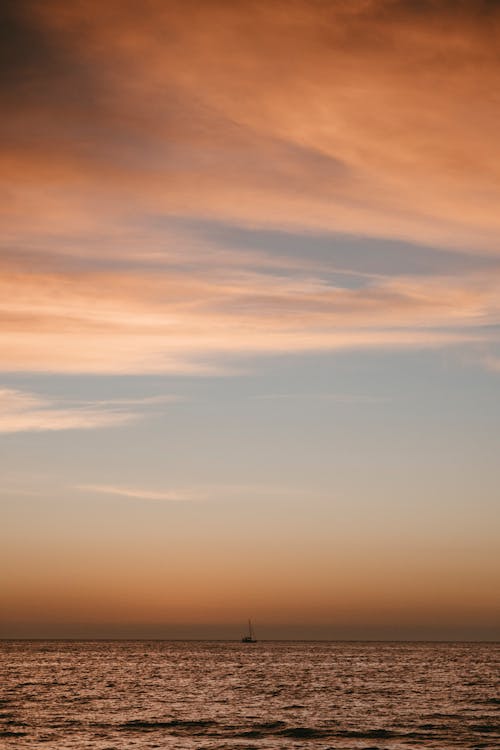 地平線, 垂直拍攝, 日出 的 免費圖庫相片