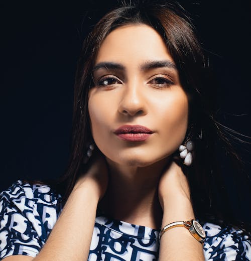 Close Up Photo of a Woman's Face